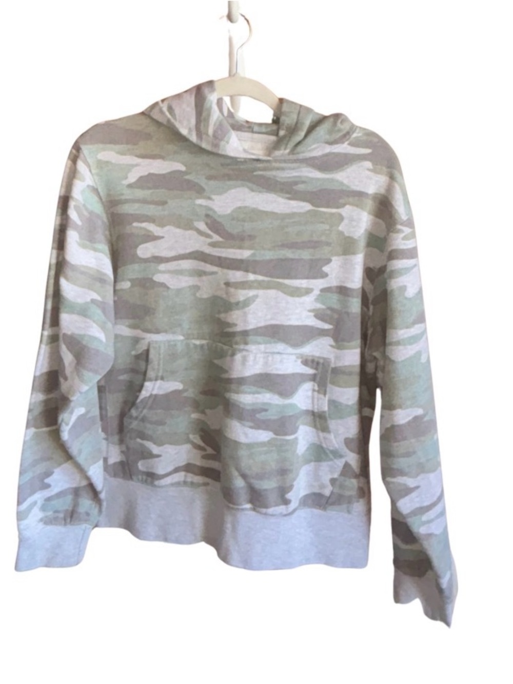 Reflex Crewneck Hoodie in Light Green Camo